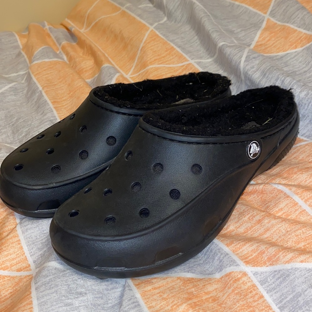 Fuzzy crocs